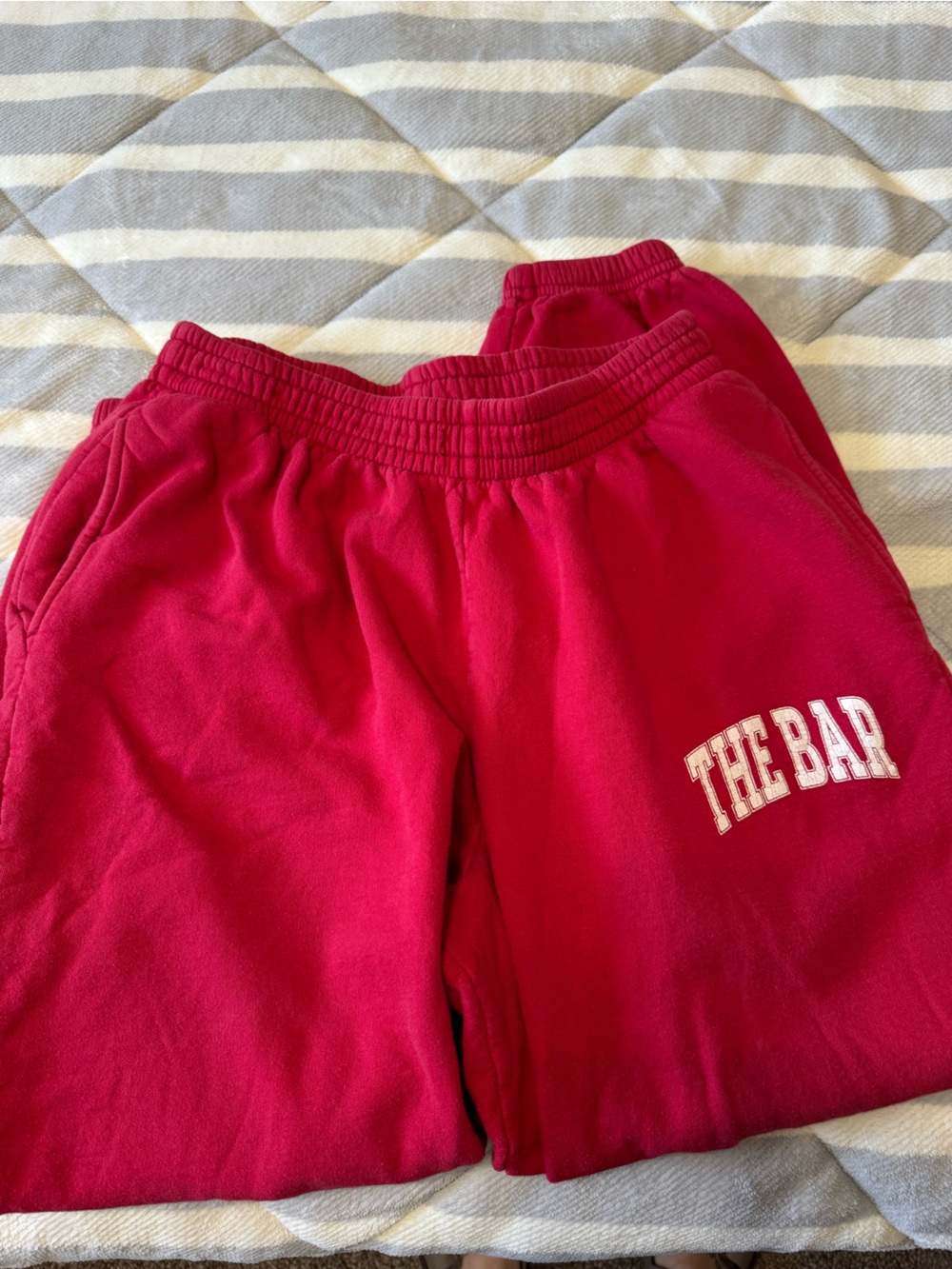 The Bar red Sweatpant
